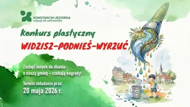 Mocny plakat o śmieciach może wygrać nagrody. Rusza konkurs w gminie