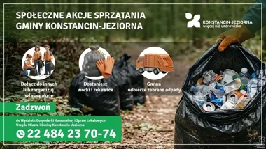 Wiosenne porządki – mieszkańcy organizują zbiórki śmieci w sołectwach