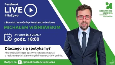 Burmistrz odpowie na pytania mieszkańców podczas transmisji na żywo