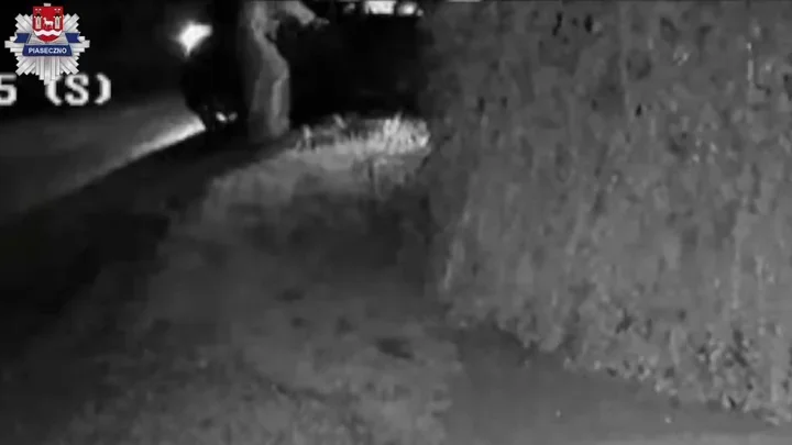 Po uderzeniu w ogrodzenie zamienili się miejscami. Monitoring ujawnił kierującą