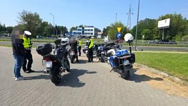 Motocykliści pod lupą piaseczyńskiej drogówki. Sprawdzali prędkość i sprzęt