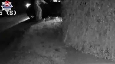 Po uderzeniu w ogrodzenie zamienili się miejscami. Monitoring ujawnił kierującą