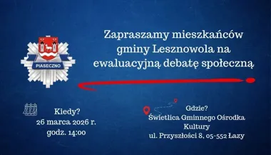 W Łazach wracają do spraw sprzed roku - policja pokaże, co z nich wynikło