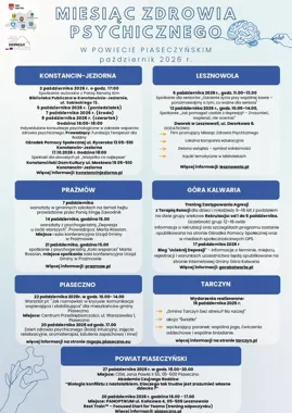 Miesiąc zdrowia psychicznego połączy gminy powiatu piaseczyńskiego
