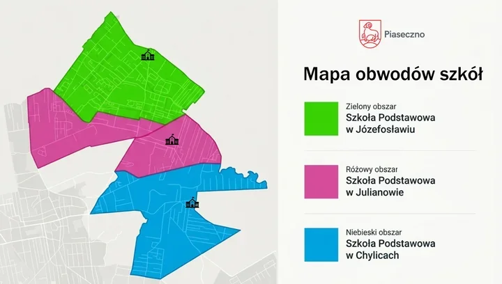 Nowe obwody szkół w Piasecznie zmienią granice rejonów