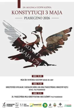 Piaseczno połączy modlitwę, muzykę i bieg w rocznicę Konstytucji 3 Maja
