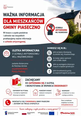 Kopciuchy i część kotłów z zakazem. Co sprawdzić w domu w Piasecznie