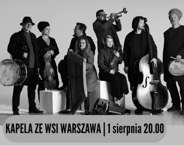 Folkowa energia pod chmurką. Kapela ze Wsi Warszawa zagra w Piasecznie