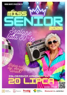 W Piasecznie szukają kobiet 80+. Startuje Miss Senior 2026