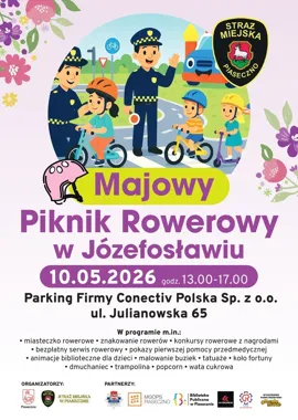 Rodzinny piknik rowerowy w Józefosławiu połączy serwis i naukę bezpieczeństwa