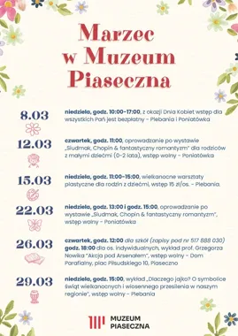 Marzec w Muzeum Piaseczna – wystawy, warsztaty wielkanocne i wykłady dla różnych grup