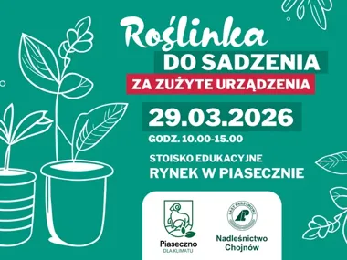 Elektrośmieci zamienią się w sadzonki podczas wielkanocnego kiermaszu w Piasecznie