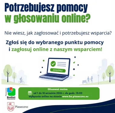 Głosowanie tylko online. W Piasecznie działa 15 punktów pomocy