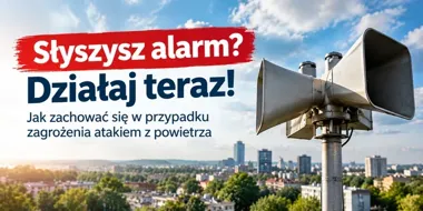 Trzy minuty syreny. Tak trzeba reagować na alarm lotniczy