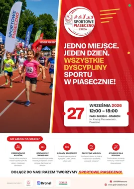 Wszystkie dyscypliny w jednym miejscu. Sportowe Piaseczno zaprasza na stadion