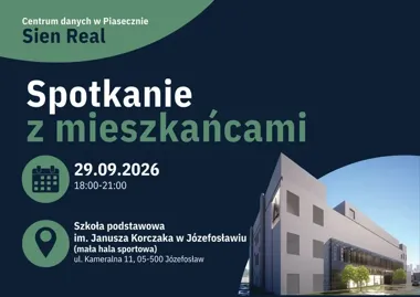 Spotkanie o centrum danych przy Energetycznej. Inwestor odpowie mieszkańcom